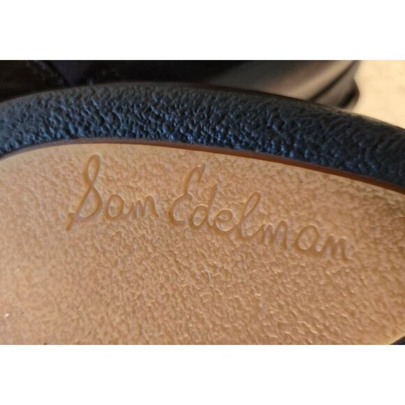 Sam Eldeman Bootie Brown Leather Sz 10M Maddox Espresso Bean Ankle Boots - Picture 10 of 15